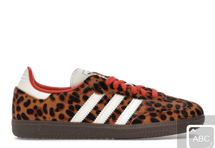 adidas Samba OG Preloved Red Leopard (Women's)