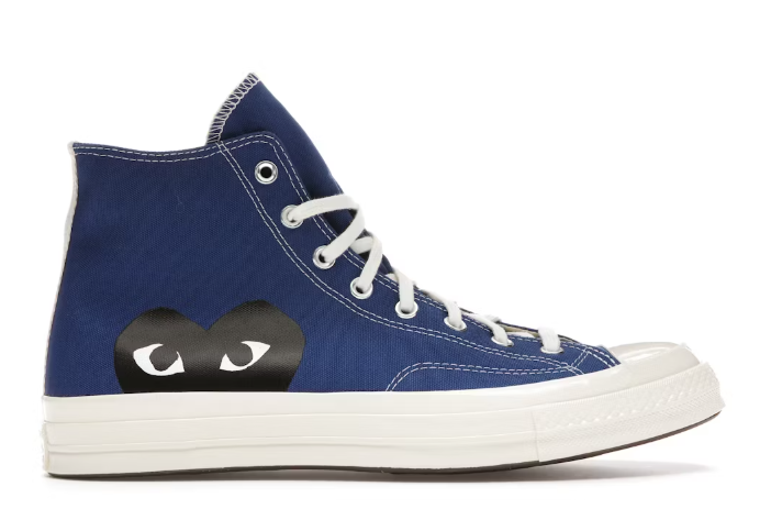 Converse Chuck Taylor All Star 70 Hi Comme des Garcons PLAY Blue Quartz
