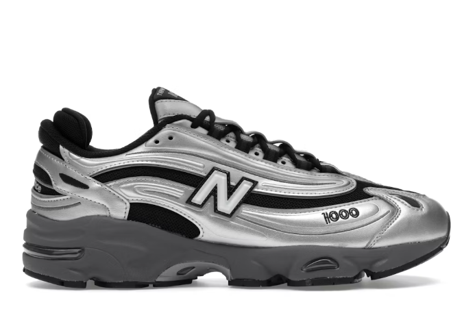 New Balance 1000 Black Silver Metallic